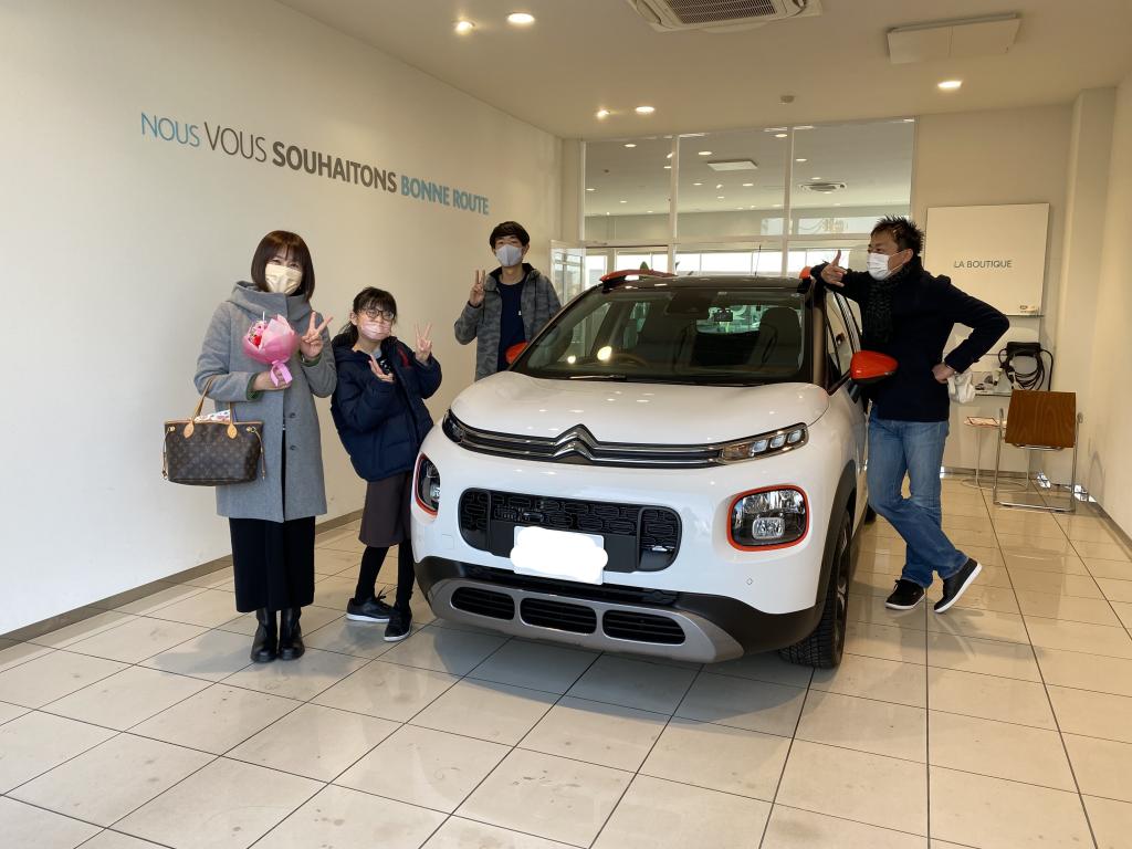 武藤様、C3AIRCROSSのご納車おめでとうございます！