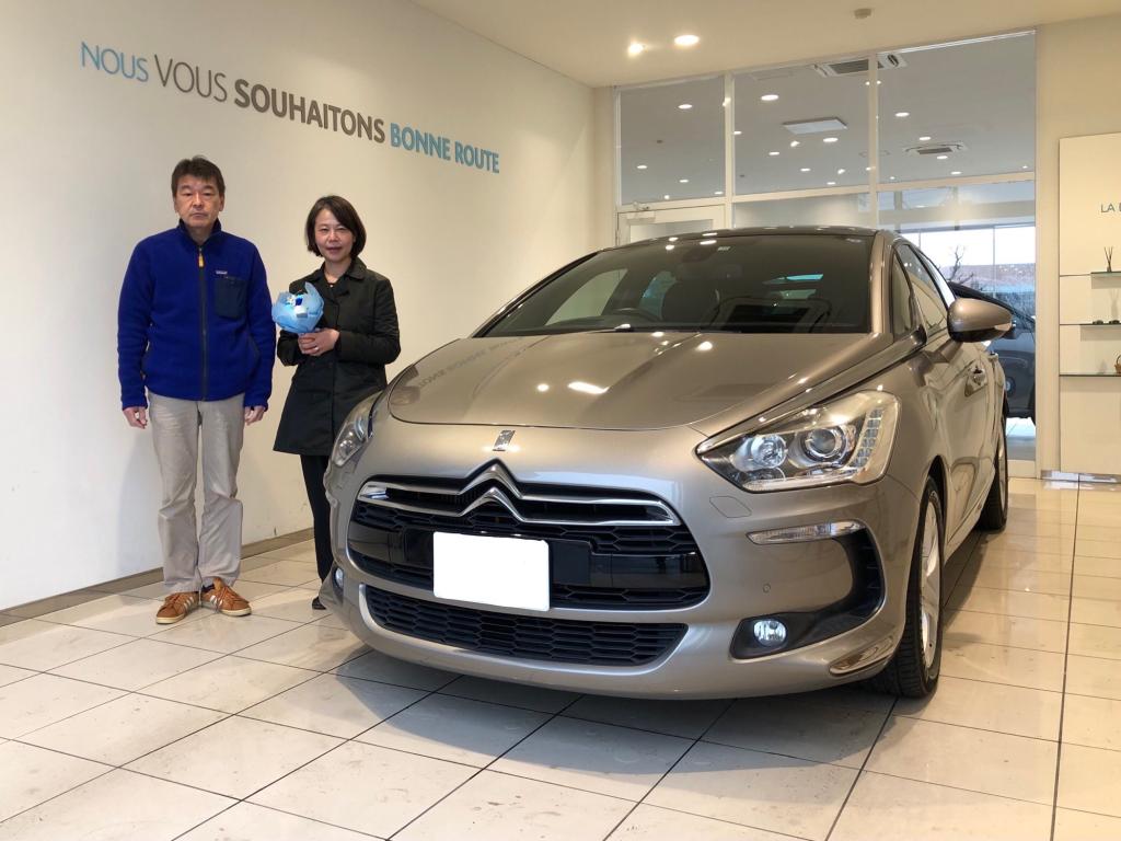 木内様、ＤＳ５のご納車おめでとうございます！