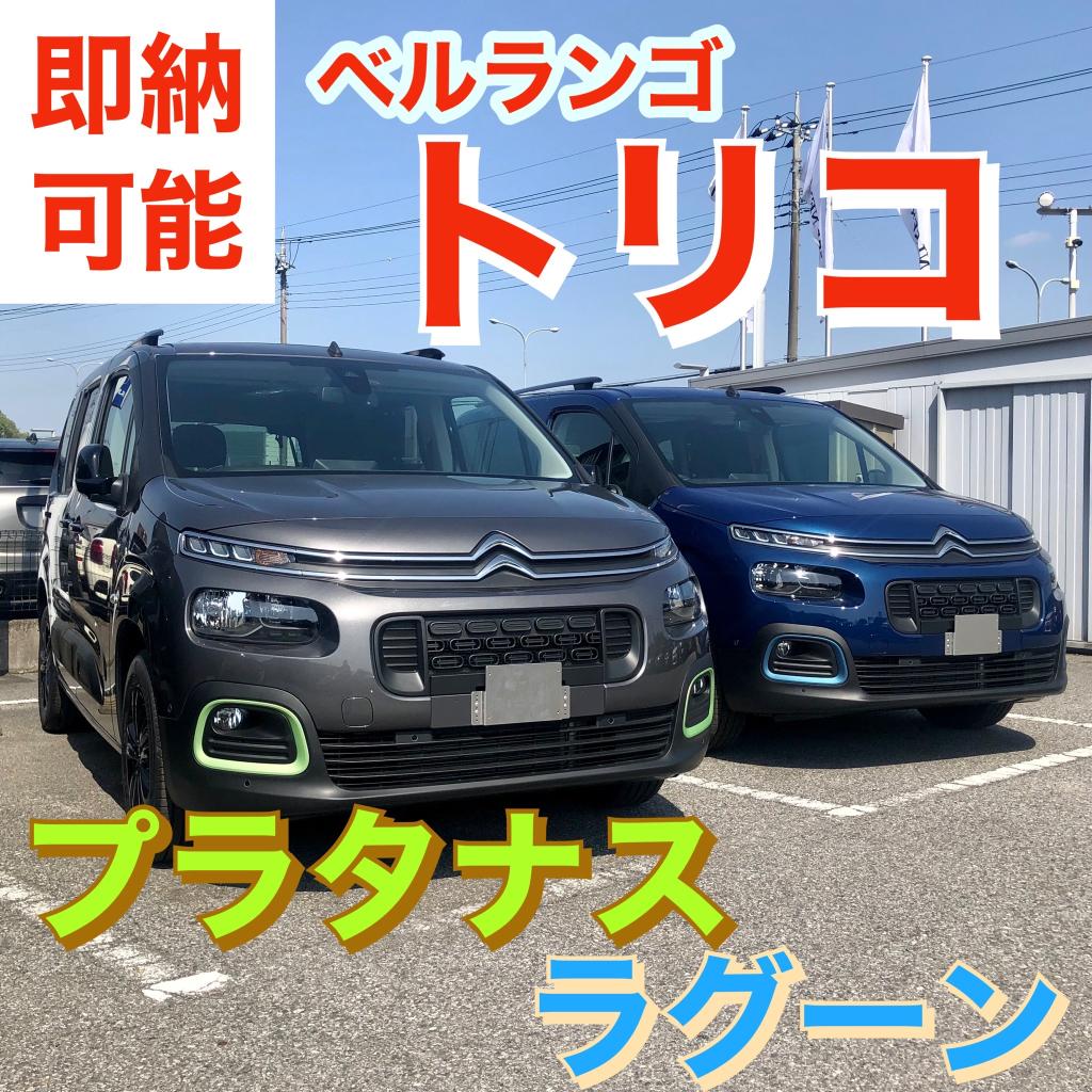 まだ間に合う！！即納車情報その⑩BERLINGO トリコ：プラタナス、ラグーン